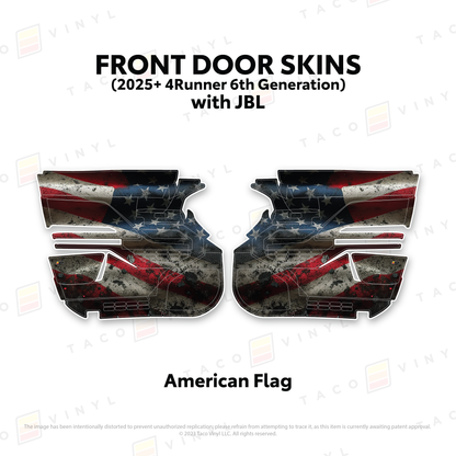 Taco Vinyl 4Runner Door Skins | '25+ 4Runner