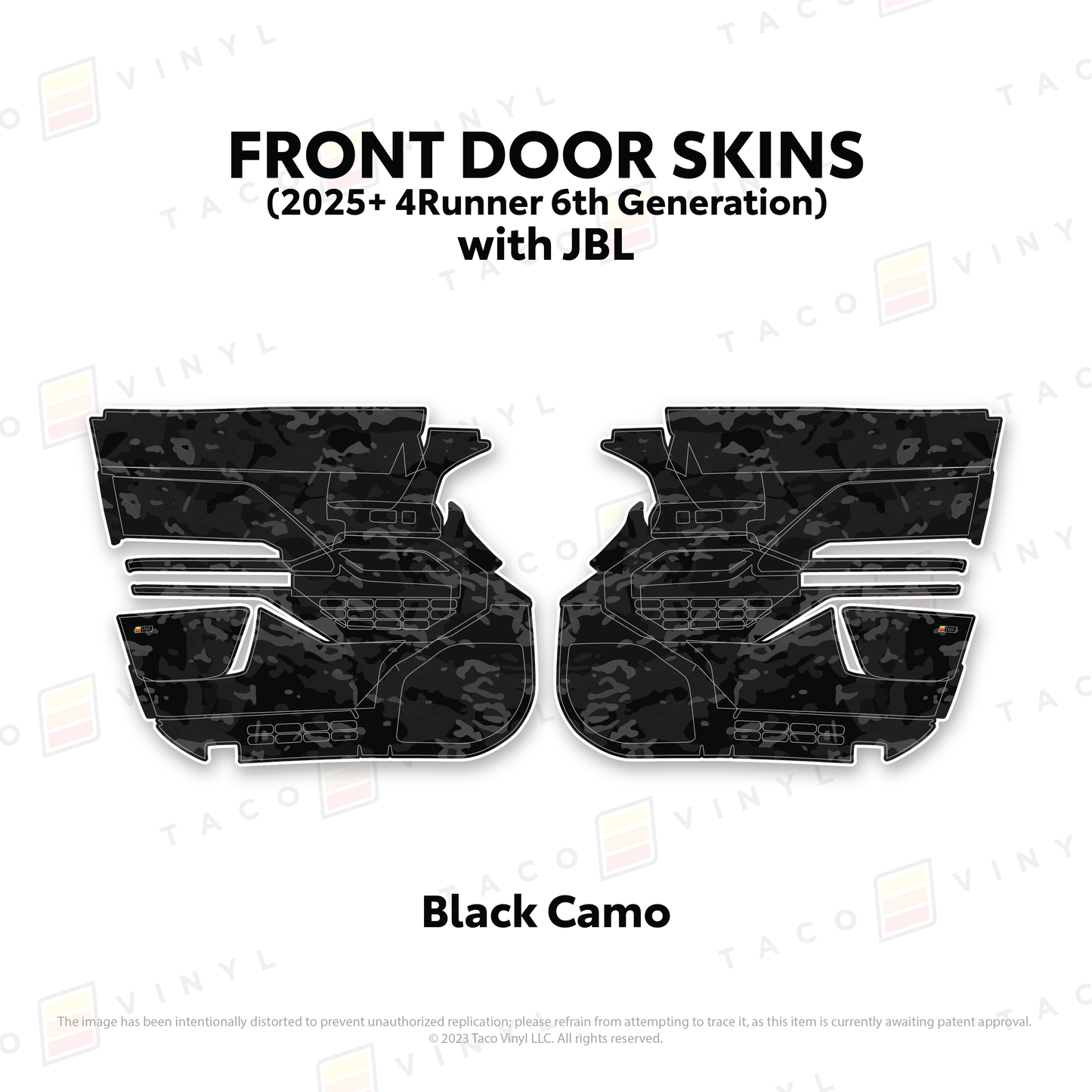 Taco Vinyl 4Runner Door Skins | '25+ 4Runner
