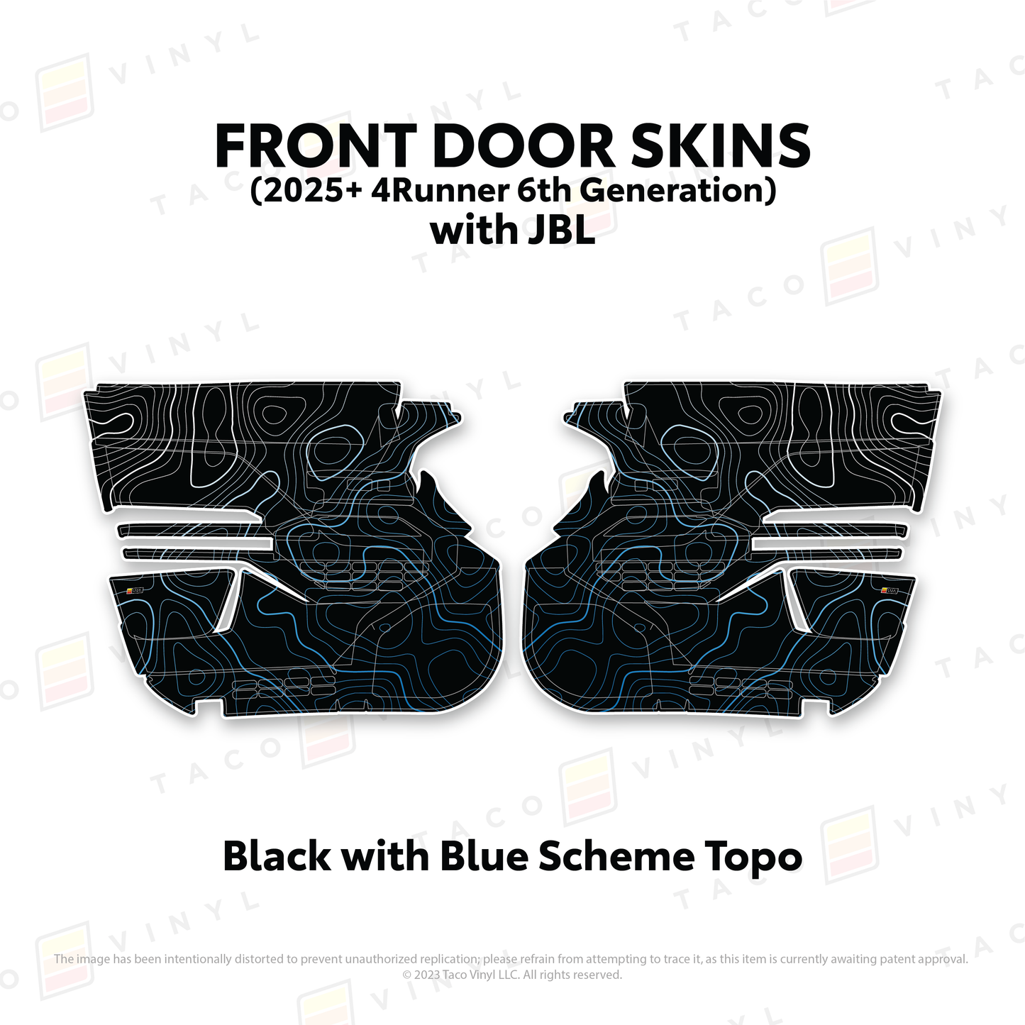 Taco Vinyl 4Runner Door Skins | '25+ 4Runner