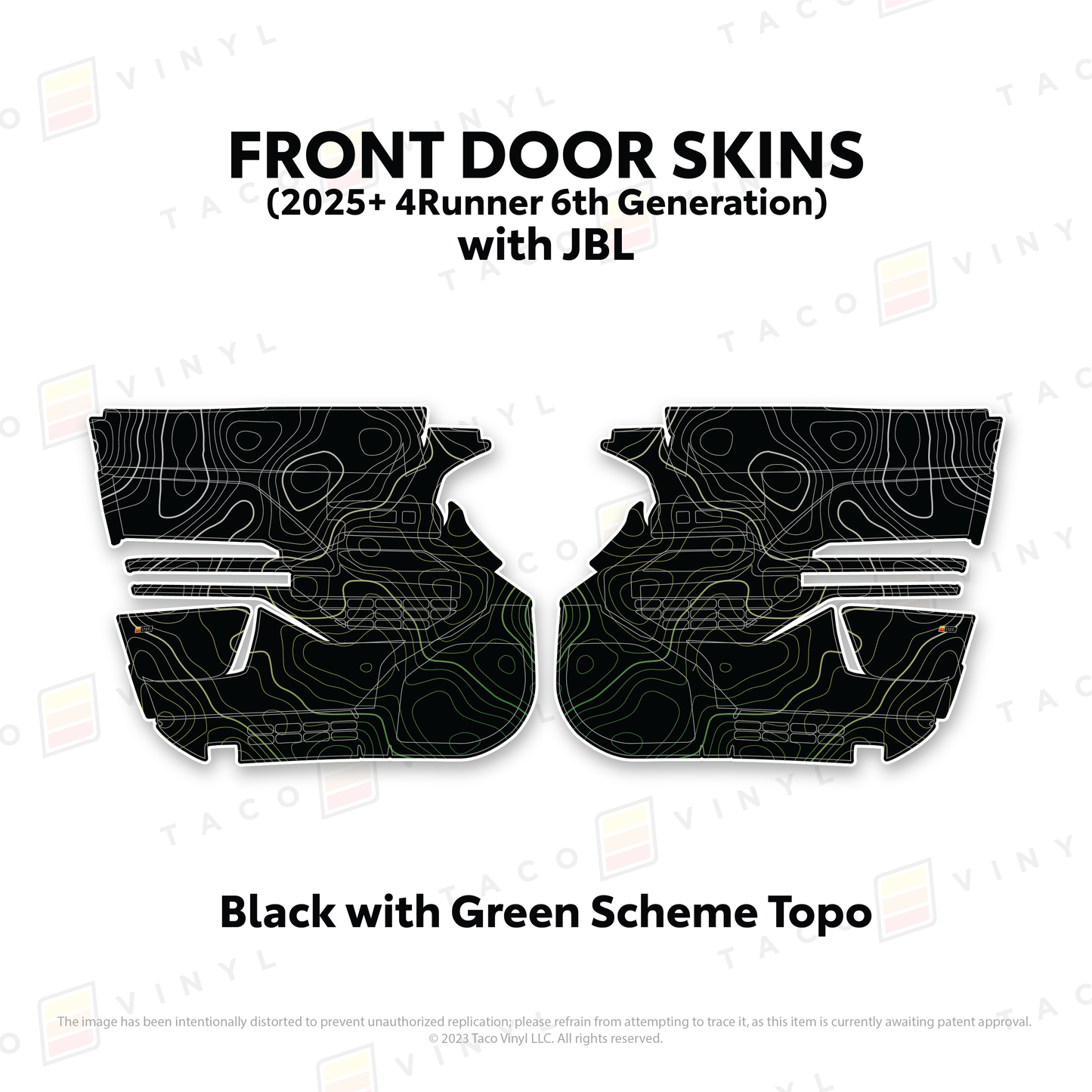 Taco Vinyl 4Runner Door Skins | '25+ 4Runner