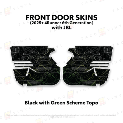 Taco Vinyl 4Runner Door Skins | '25+ 4Runner