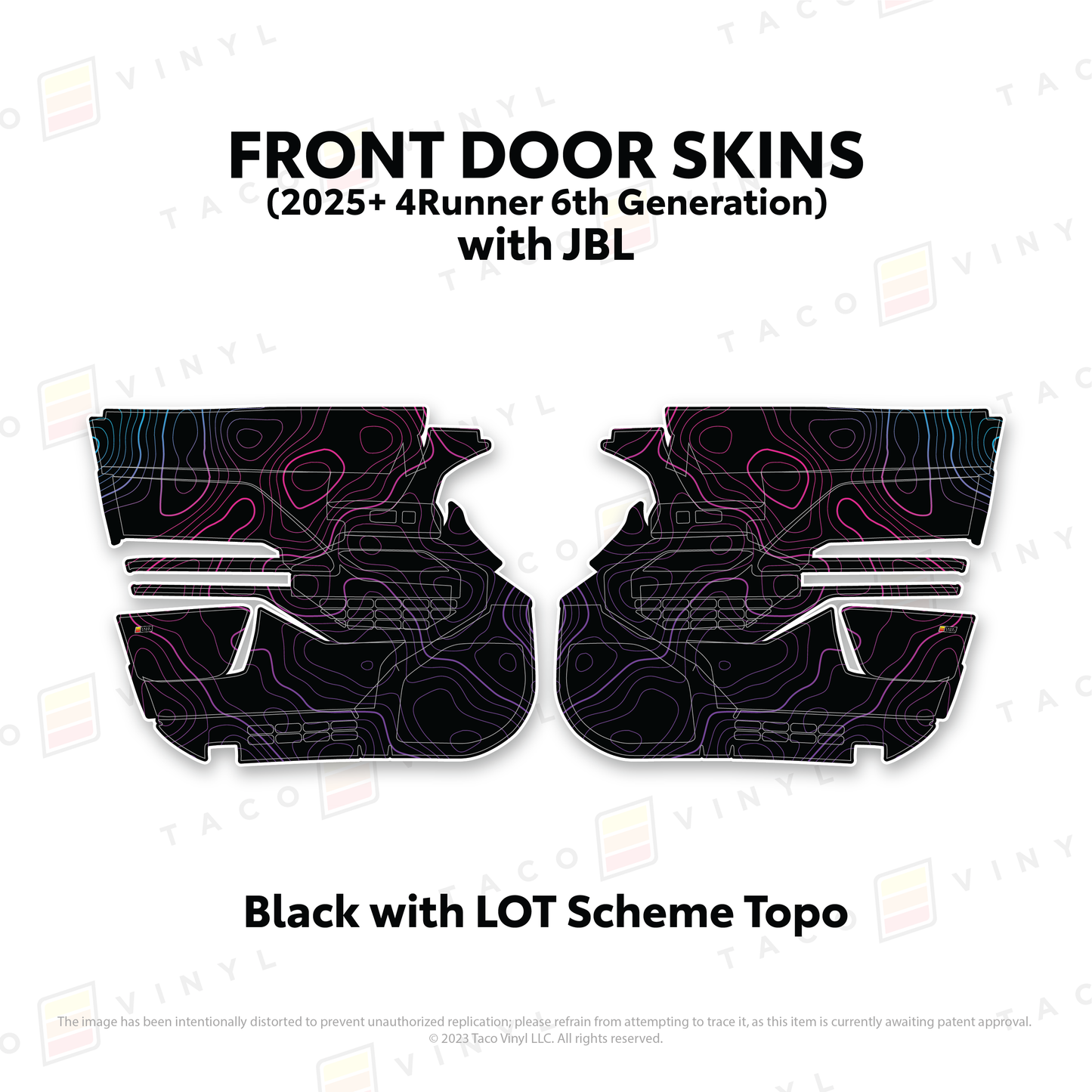 Taco Vinyl 4Runner Door Skins | '25+ 4Runner