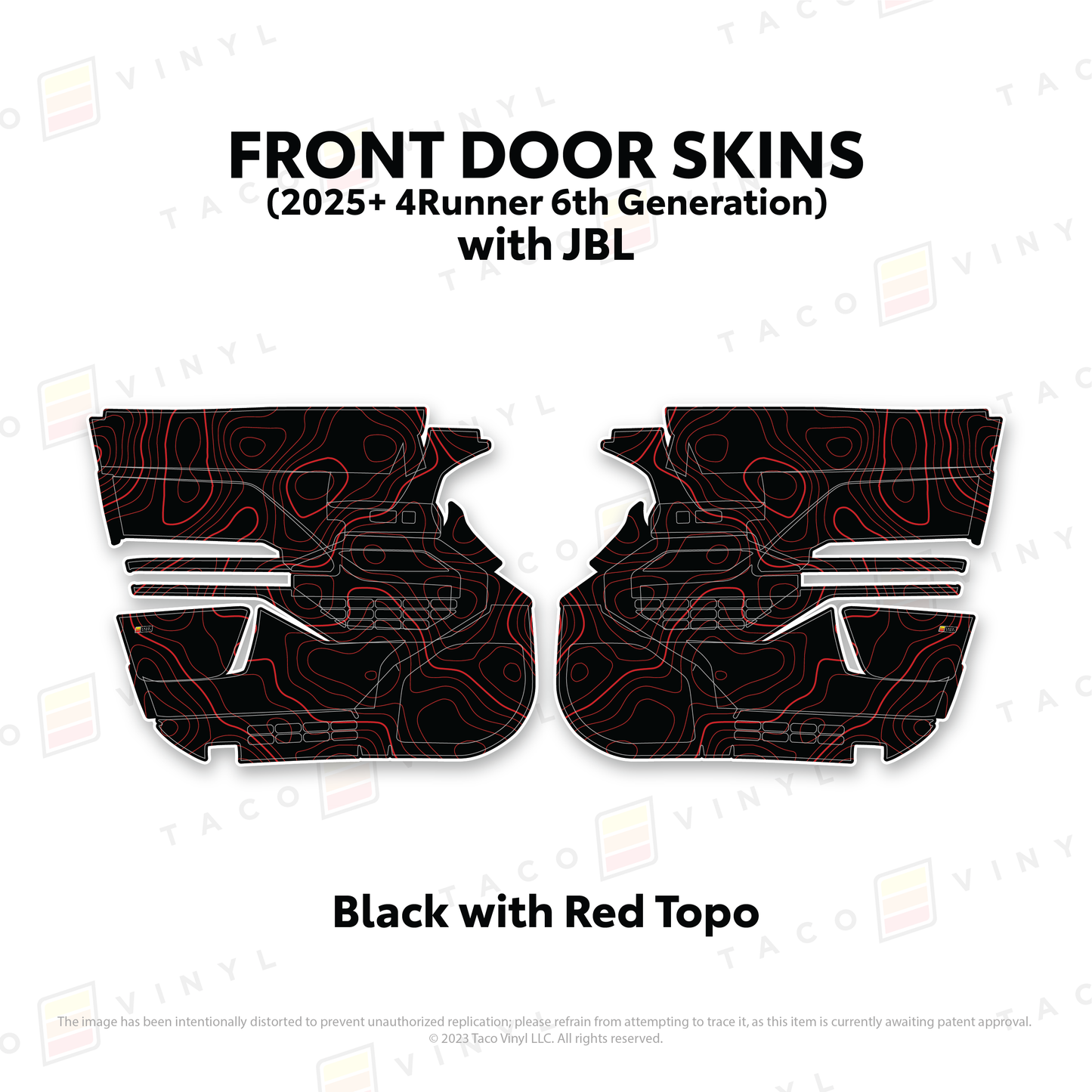 Taco Vinyl 4Runner Door Skins | '25+ 4Runner