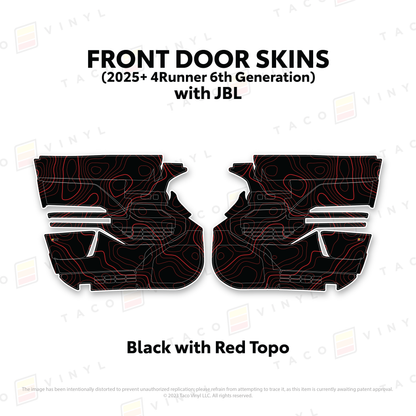 Taco Vinyl 4Runner Door Skins | '25+ 4Runner
