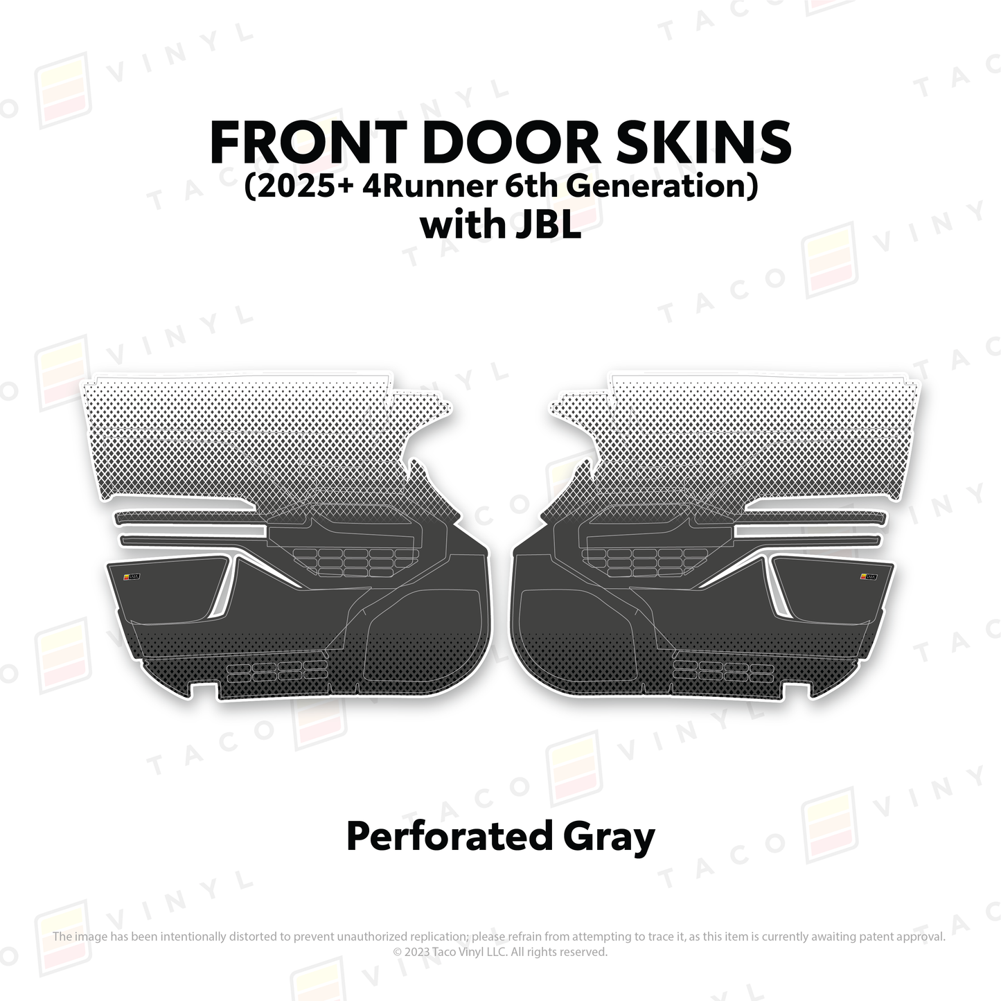 Taco Vinyl 4Runner Door Skins | '25+ 4Runner