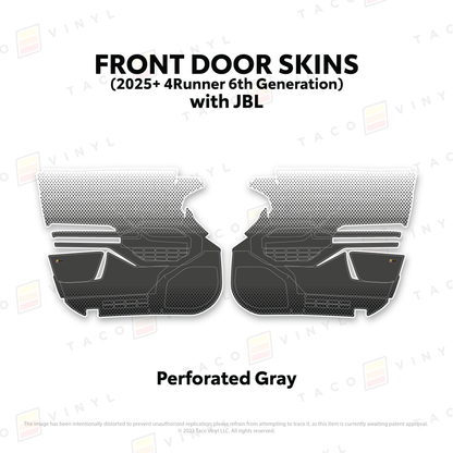 Taco Vinyl 4Runner Door Skins | '25+ 4Runner