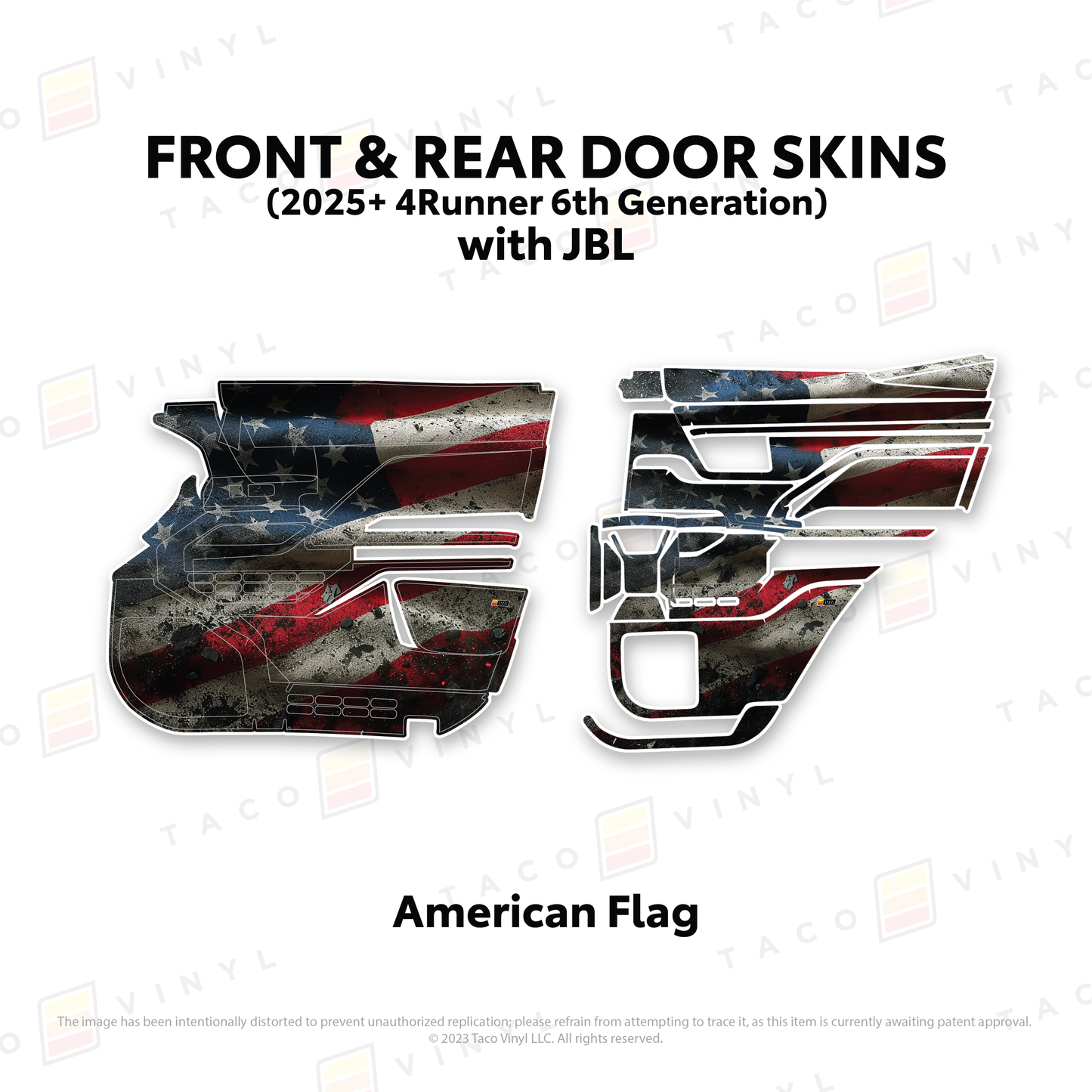 Taco Vinyl 4Runner Door Skins | '25+ 4Runner