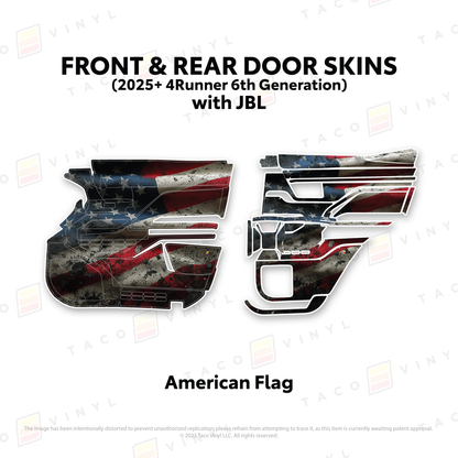 Taco Vinyl 4Runner Door Skins | '25+ 4Runner