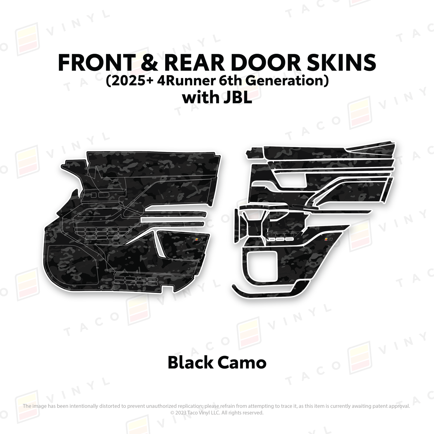 Taco Vinyl 4Runner Door Skins | '25+ 4Runner