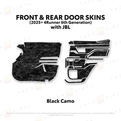 Taco Vinyl 4Runner Door Skins | '25+ 4Runner