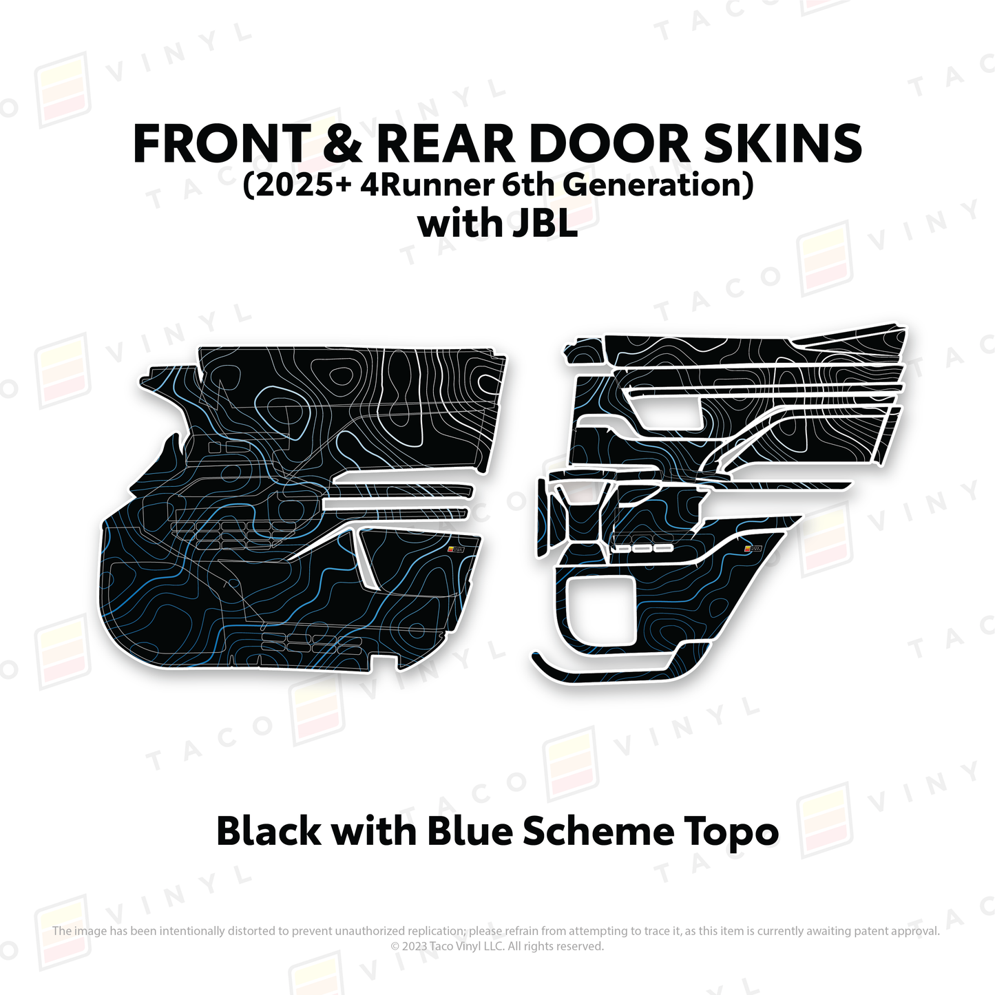 Taco Vinyl 4Runner Door Skins | '25+ 4Runner