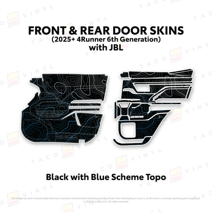 Taco Vinyl 4Runner Door Skins | '25+ 4Runner