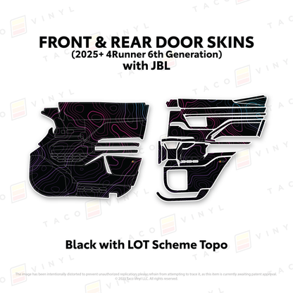 Taco Vinyl 4Runner Door Skins | '25+ 4Runner