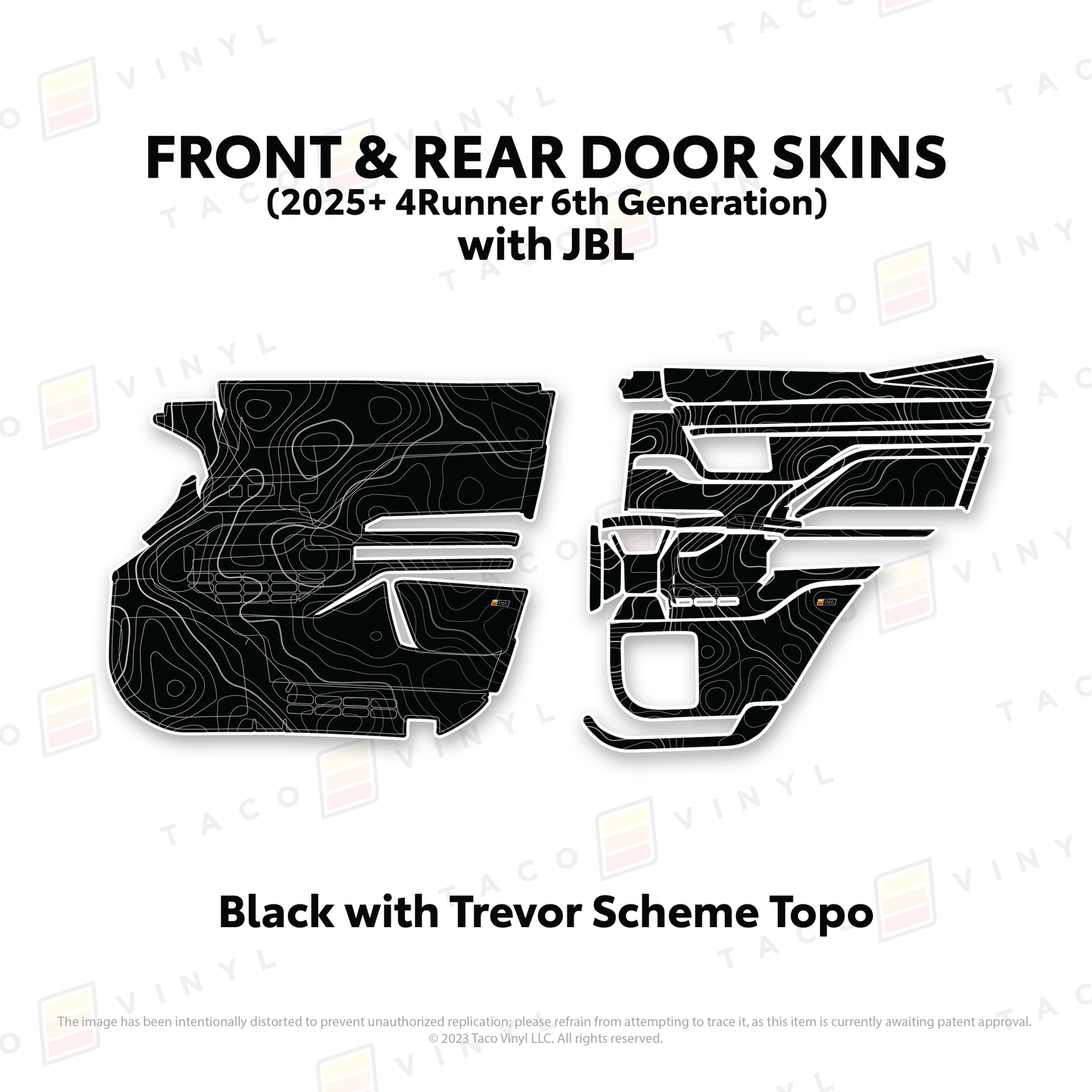 Taco Vinyl 4Runner Door Skins | '25+ 4Runner