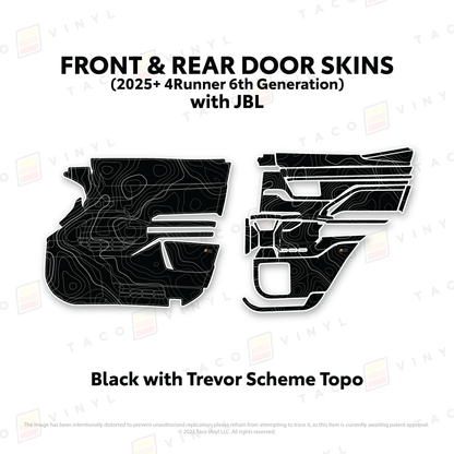 Taco Vinyl 4Runner Door Skins | '25+ 4Runner