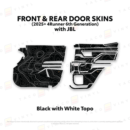 Taco Vinyl 4Runner Door Skins | '25+ 4Runner