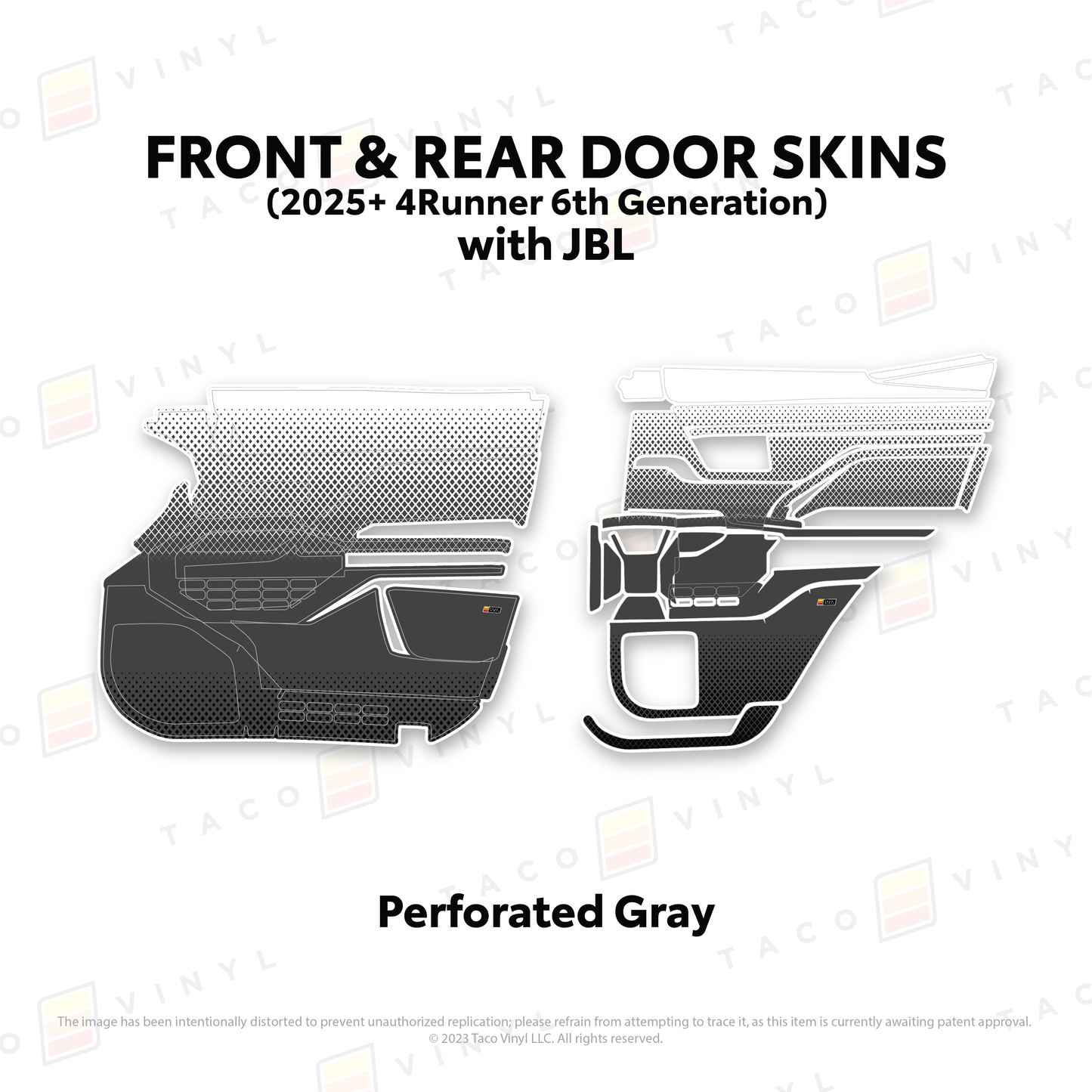 Taco Vinyl 4Runner Door Skins | '25+ 4Runner