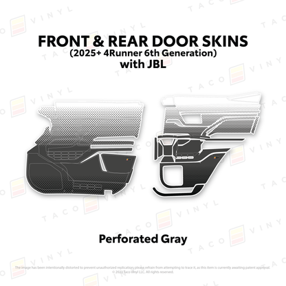 Taco Vinyl 4Runner Door Skins | '25+ 4Runner