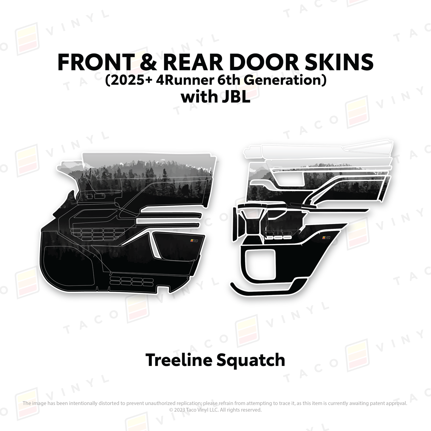 Taco Vinyl 4Runner Door Skins | '25+ 4Runner