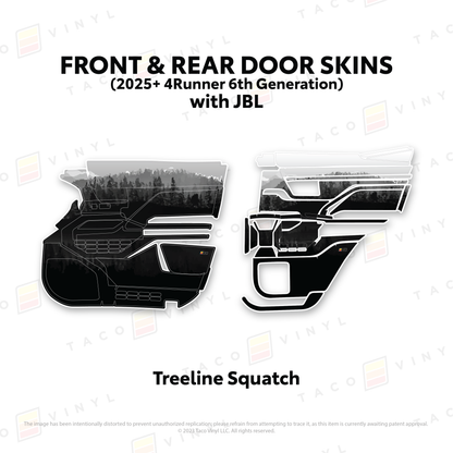 Taco Vinyl 4Runner Door Skins | '25+ 4Runner