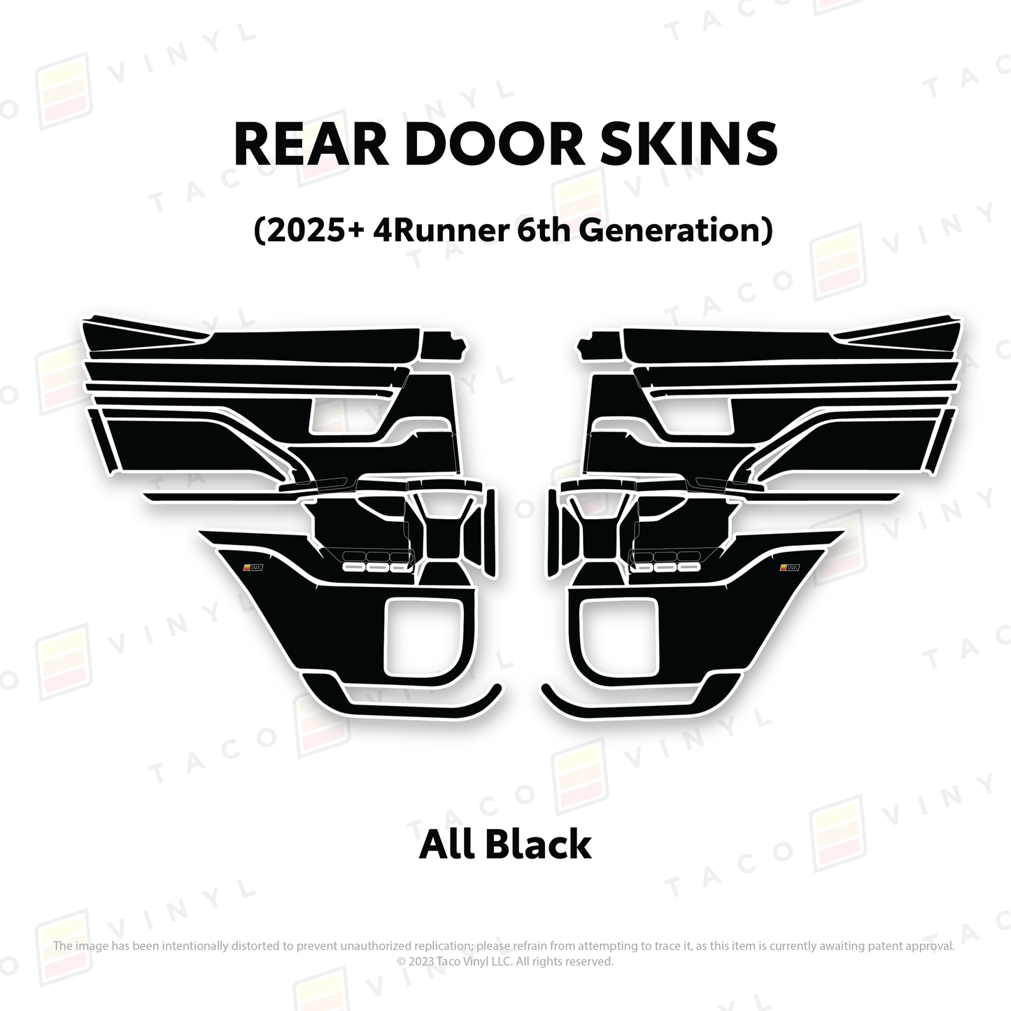 Taco Vinyl 4Runner Door Skins | '25+ 4Runner