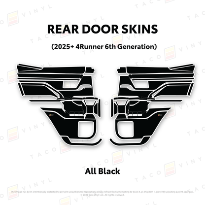 Taco Vinyl 4Runner Door Skins | '25+ 4Runner