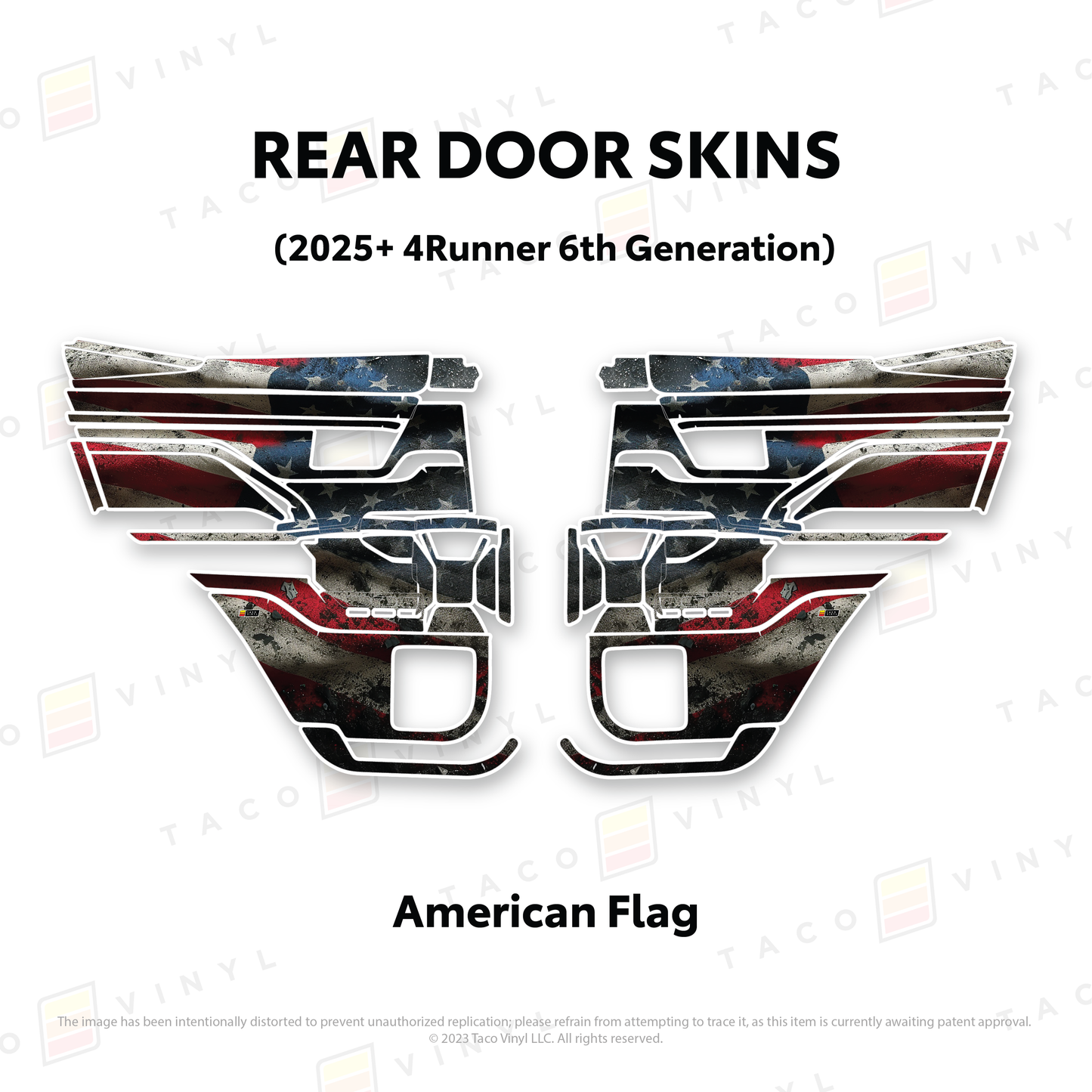 Taco Vinyl 4Runner Door Skins | '25+ 4Runner