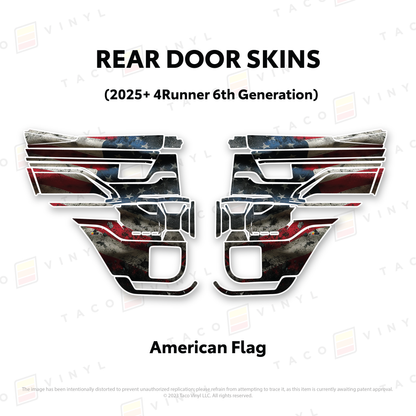 Taco Vinyl 4Runner Door Skins | '25+ 4Runner
