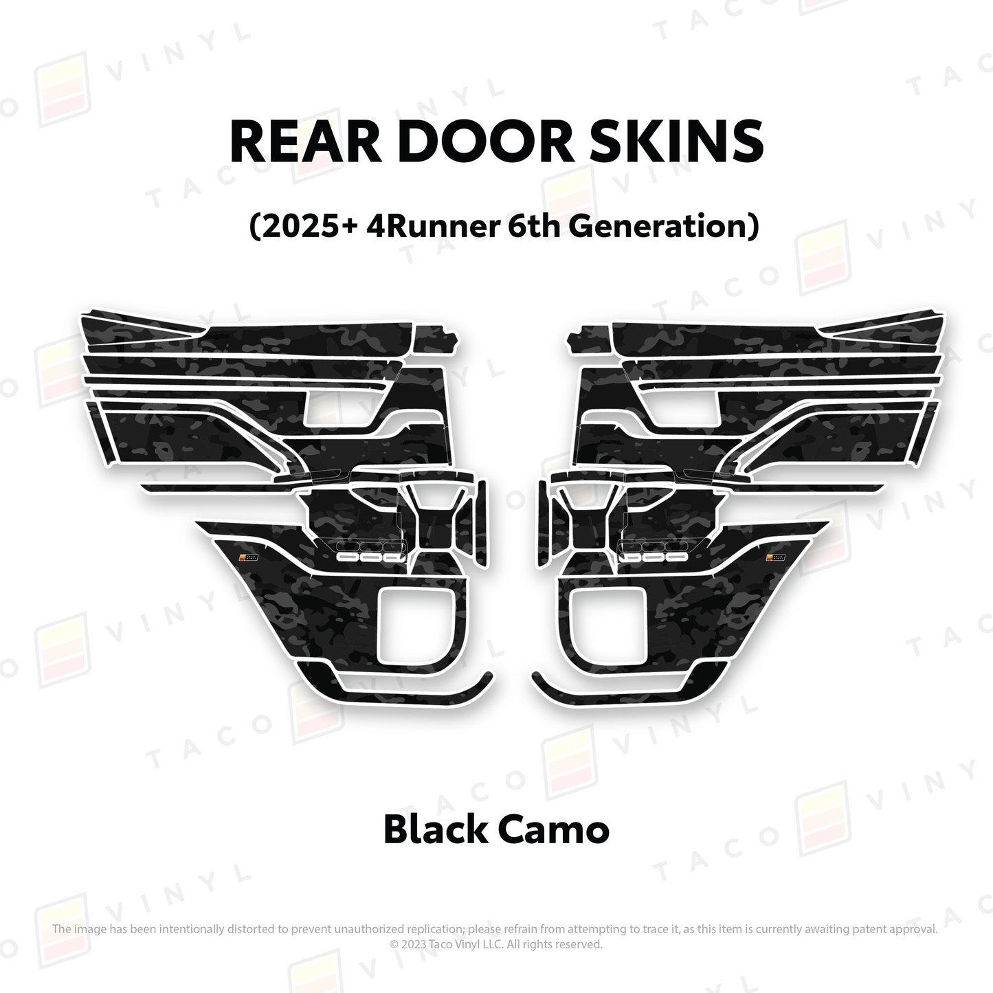 Taco Vinyl 4Runner Door Skins | '25+ 4Runner