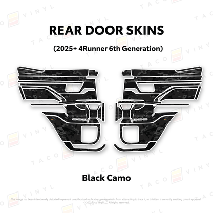 Taco Vinyl 4Runner Door Skins | '25+ 4Runner