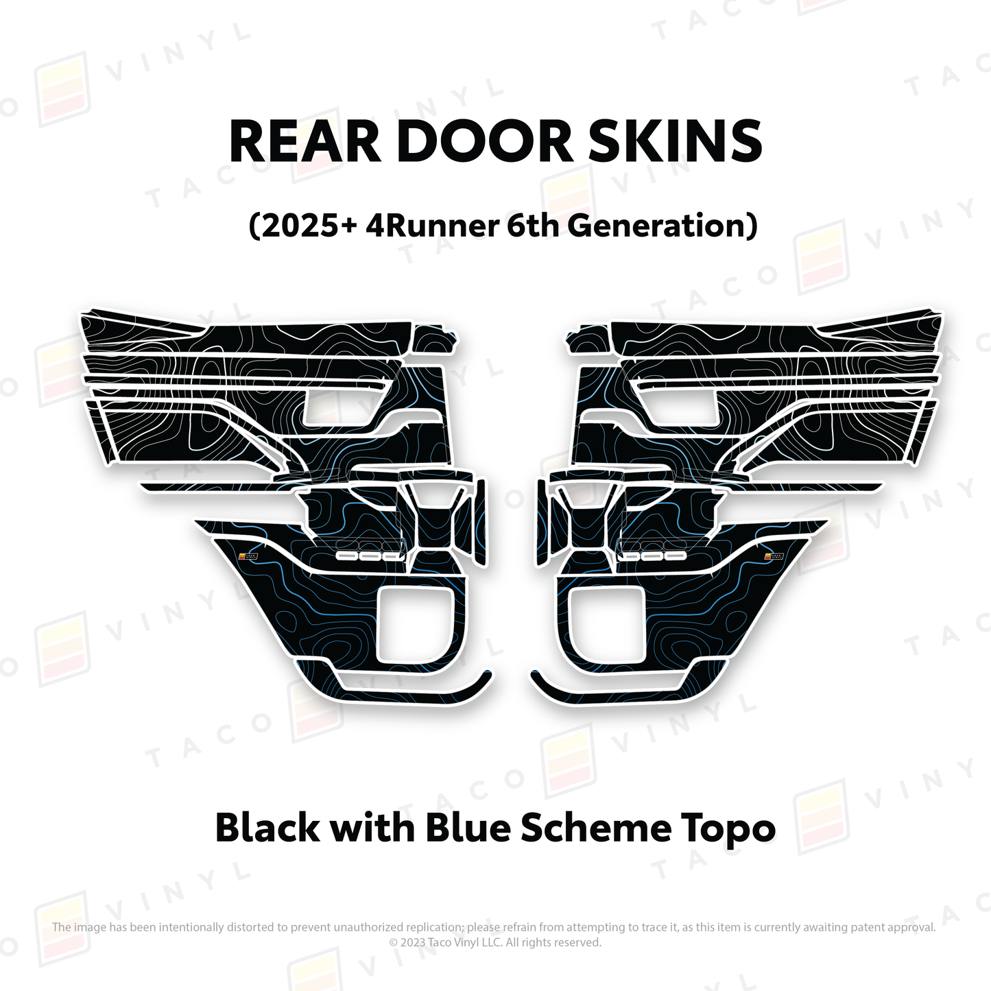 Taco Vinyl 4Runner Door Skins | '25+ 4Runner