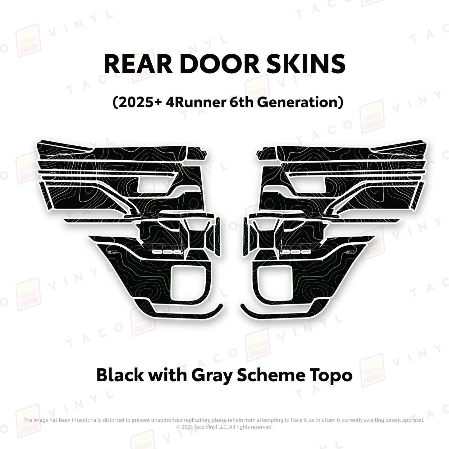 Taco Vinyl 4Runner Door Skins | '25+ 4Runner