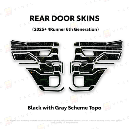 Taco Vinyl 4Runner Door Skins | '25+ 4Runner