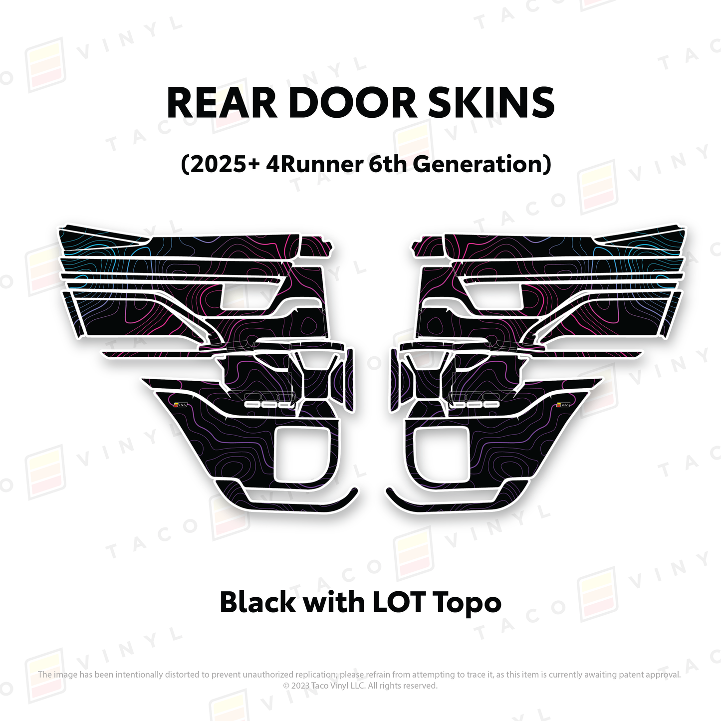 Taco Vinyl 4Runner Door Skins | '25+ 4Runner