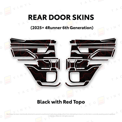 Taco Vinyl 4Runner Door Skins | '25+ 4Runner