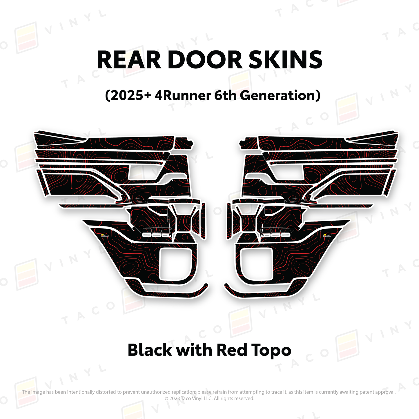 Taco Vinyl 4Runner Door Skins | '25+ 4Runner