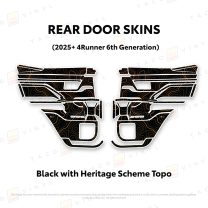 Taco Vinyl 4Runner Door Skins | '25+ 4Runner