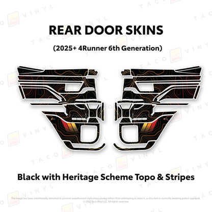 Taco Vinyl 4Runner Door Skins | '25+ 4Runner