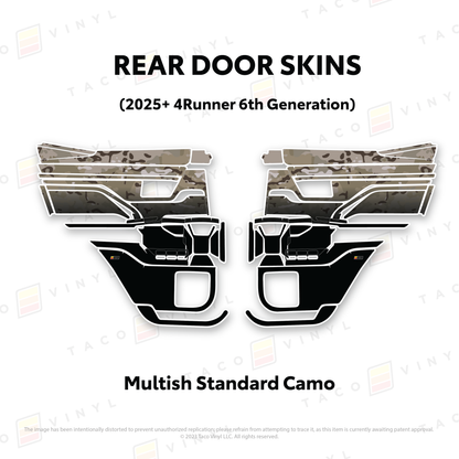 Taco Vinyl 4Runner Door Skins | '25+ 4Runner