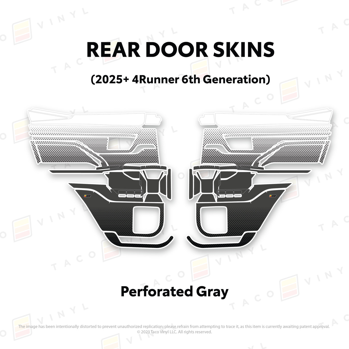Taco Vinyl 4Runner Door Skins | '25+ 4Runner