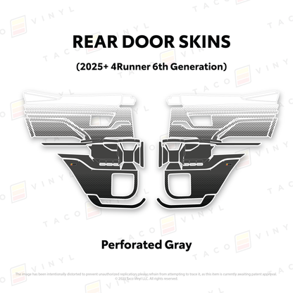 Taco Vinyl 4Runner Door Skins | '25+ 4Runner