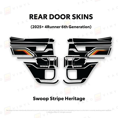 Taco Vinyl 4Runner Door Skins | '25+ 4Runner