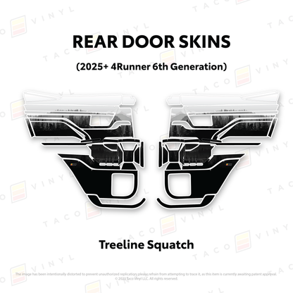 Taco Vinyl 4Runner Door Skins | '25+ 4Runner