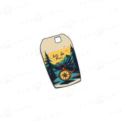 Taco Vinyl Toyota Key Fob Decals (HYQ14FBX)