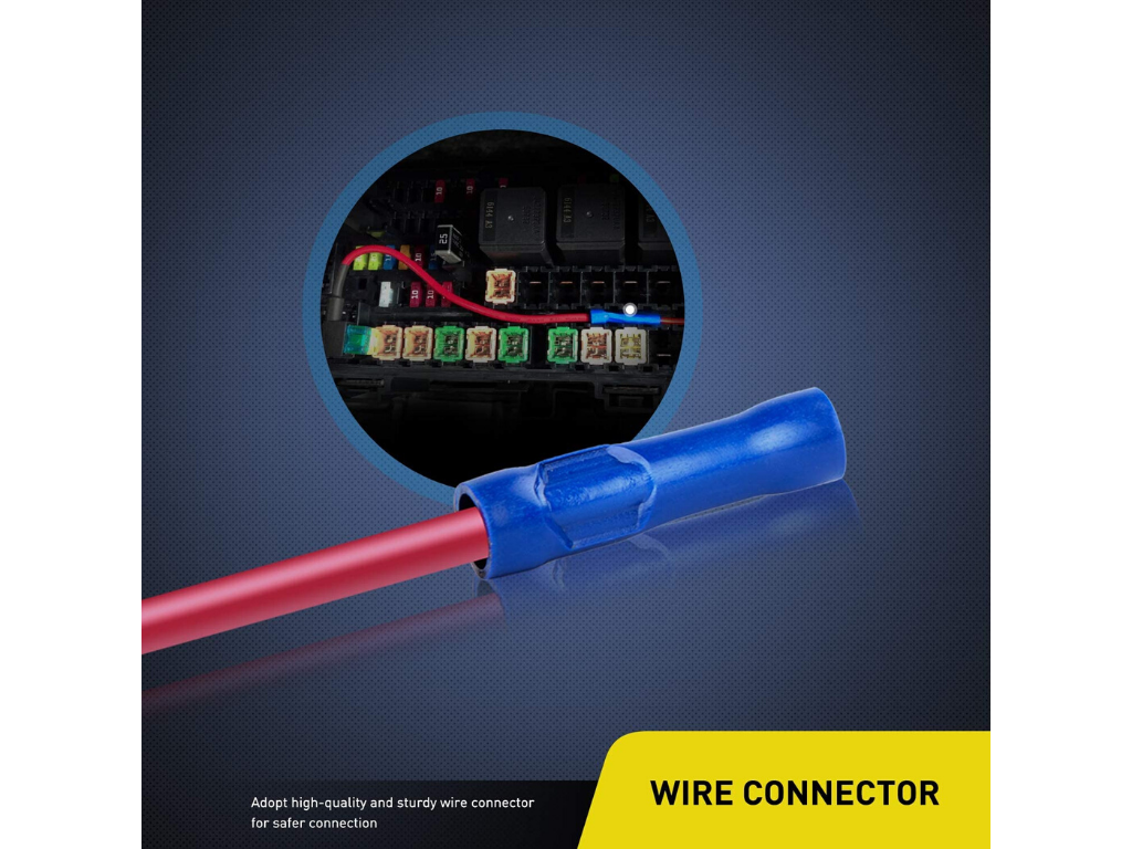 Cali Raised 12V Add A Fuse Kit W/5Amp Lo Profile Mini Blade Fuse