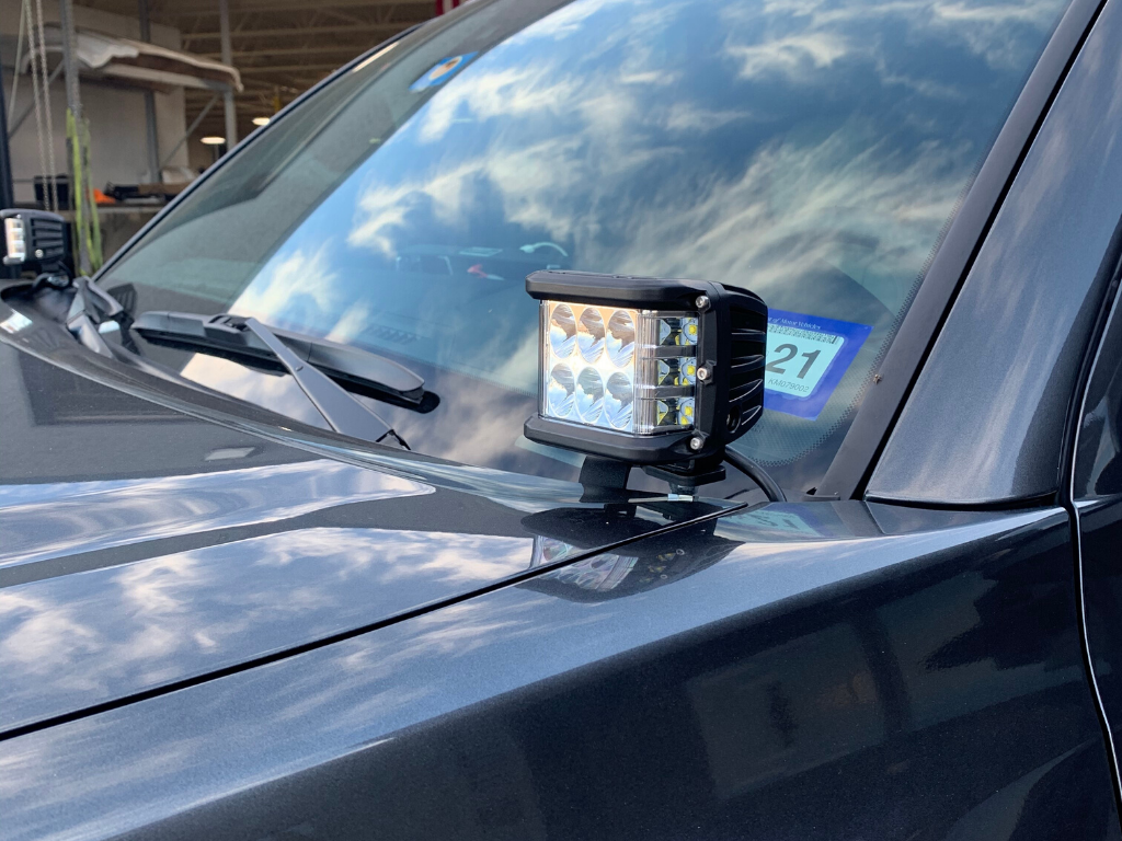 Cali Raised Low Profile Ditch Light Brackets Kit | '16 - '23 Tacoma