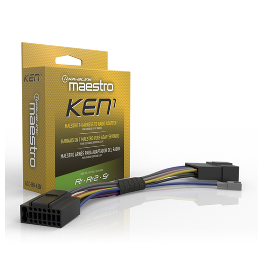 Maestro Head Unit Adapter Harness for Kenwood Radios
