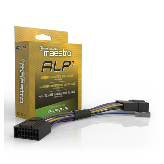 Maestro Head Unit Adapter Harness for Alpine Radios