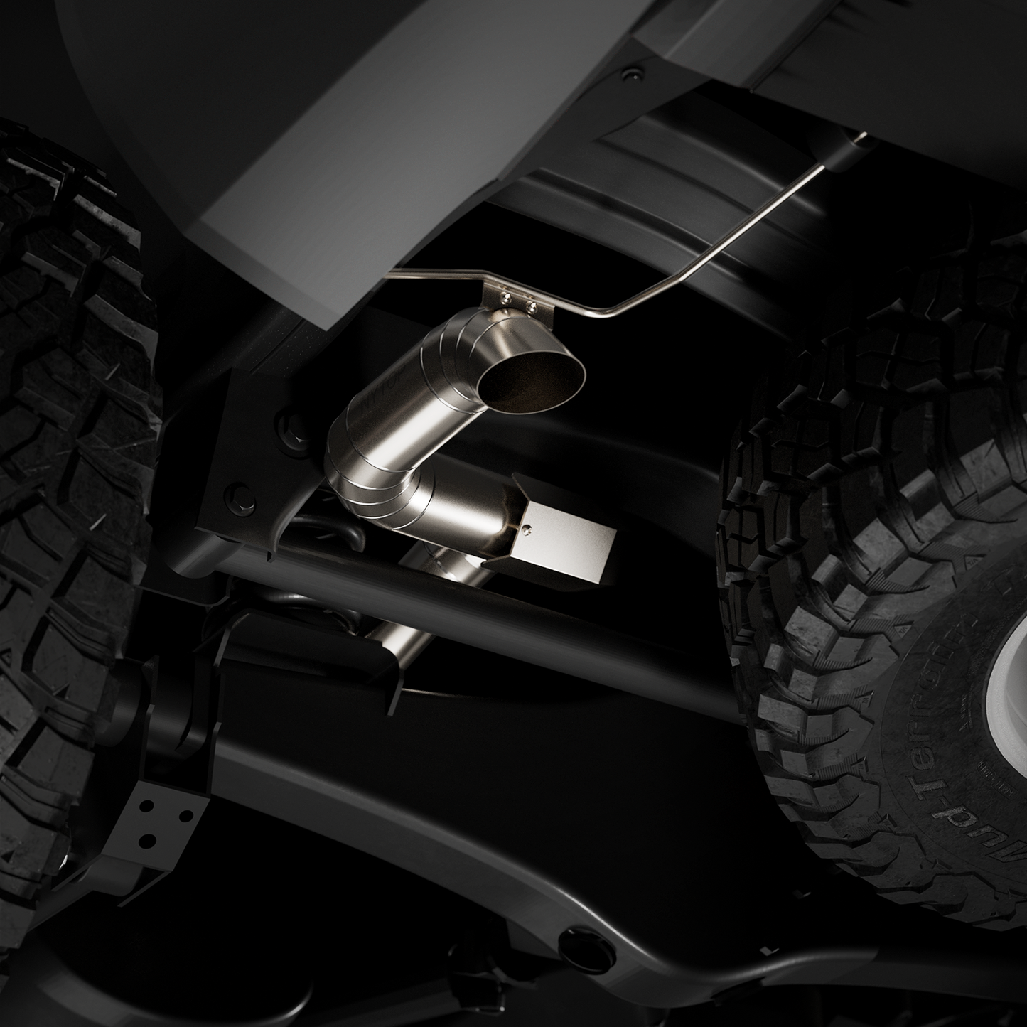 Toyota Land Cruiser/Lexus GX550 Titanium Axle Dump Exhaust | '24+ Land Cruiser