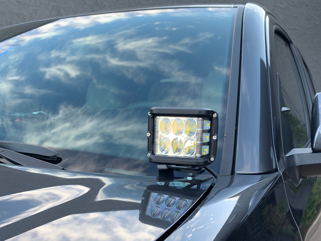 Cali Raised Low Profile Ditch Light Brackets Kit | '16 - '23 Tacoma